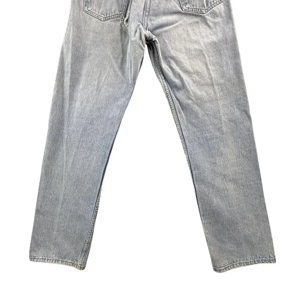 Vintage Levi's 501 Jeans Mens 34x32 Blue Light Wash Straight Leg Denim USA 90s